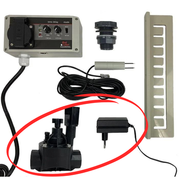 Magneetklep en trafo tbv bijvulsysteem 24V