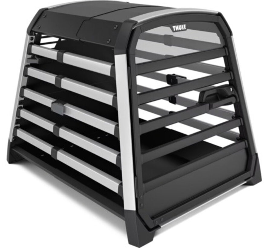 Allax Compact Transportbench Grijs Large 87-93x70x69 cm