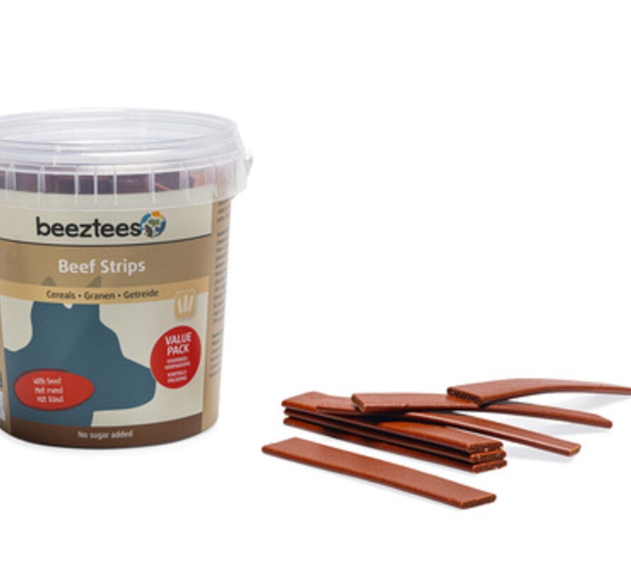 Beeztees Beef Strips Voordeel 500g