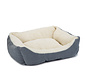 Beeztees Mogina Kattenmand Pluche Blauw 45x37x18cm