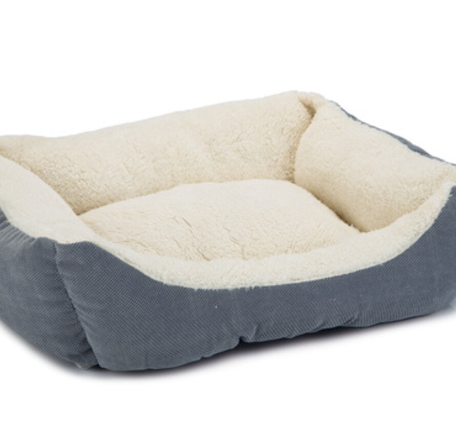 Beeztees Mogina Kattenmand Pluche Blauw 45x37x18cm