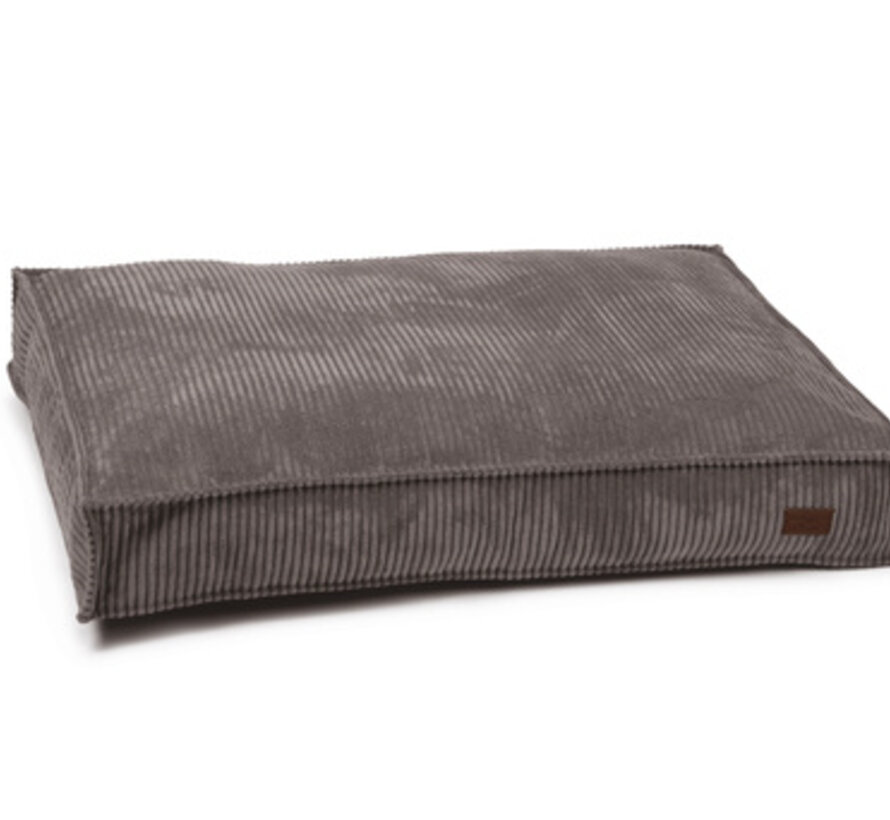 Designed By Lotte Ribbed Hondenkussen Bruin 100x70x15cm