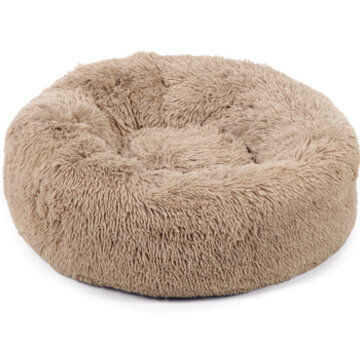 Beeztees Beeztees Yali Hondenmand Pluche Beige Diam. 70cm