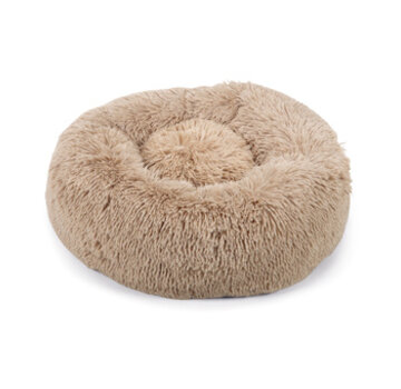 Beeztees Beeztees Yali Hondenmand Pluche Beige Diam. 50cm