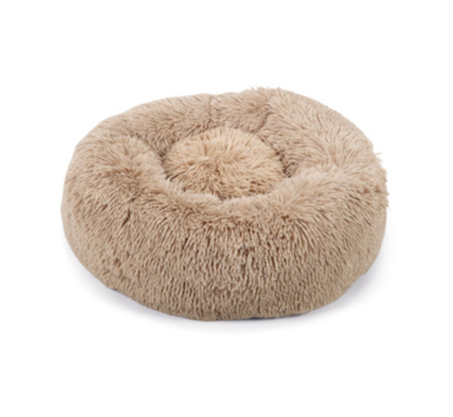 Beeztees Yali Hondenmand Pluche Beige Diam. 50cm