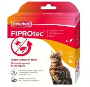 Beaphar Beaphar FIPROtec Parasietbehandeling Kat 4pip