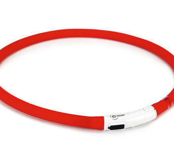 Beeztees Beeztees Safety Gear Dogini Halsband Hond Rood 70cm