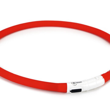 Beeztees Beeztees Safety Gear Dogini Halsband Hond Rood 70cm