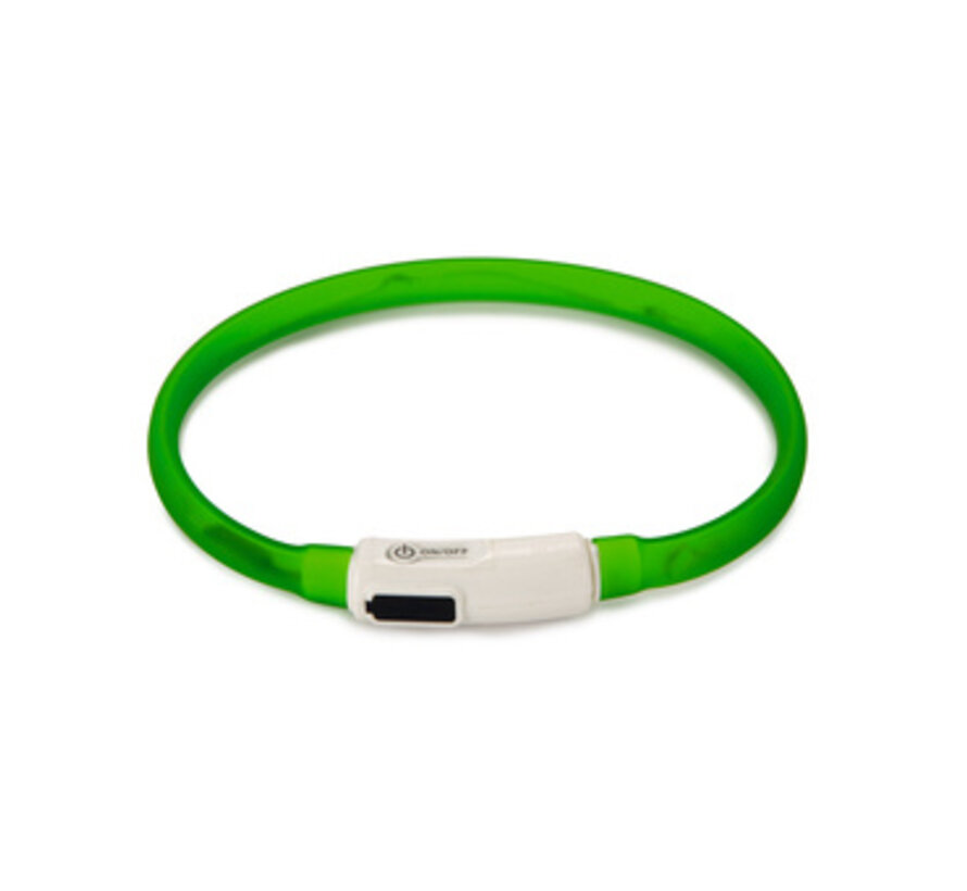 Beeztees Safety Gear Dogini Hondenhalsband USB Groen 35x1cm