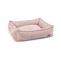 Designed by Lotte Ribbed Hondenmand Roze 80x70x22cm