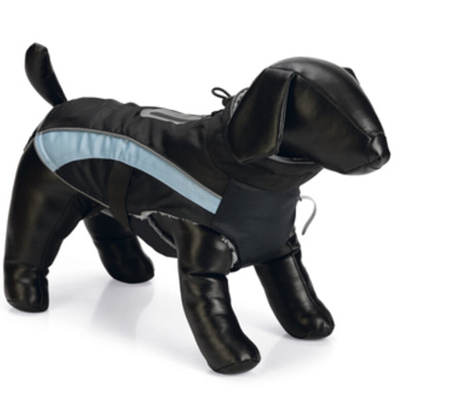Beeztees Saby Hondenjas Zwart/Blauw 28cm