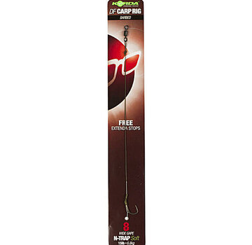 Korda Korda N-Trap DF Rig Size 6 Wide Gape 15 lbs