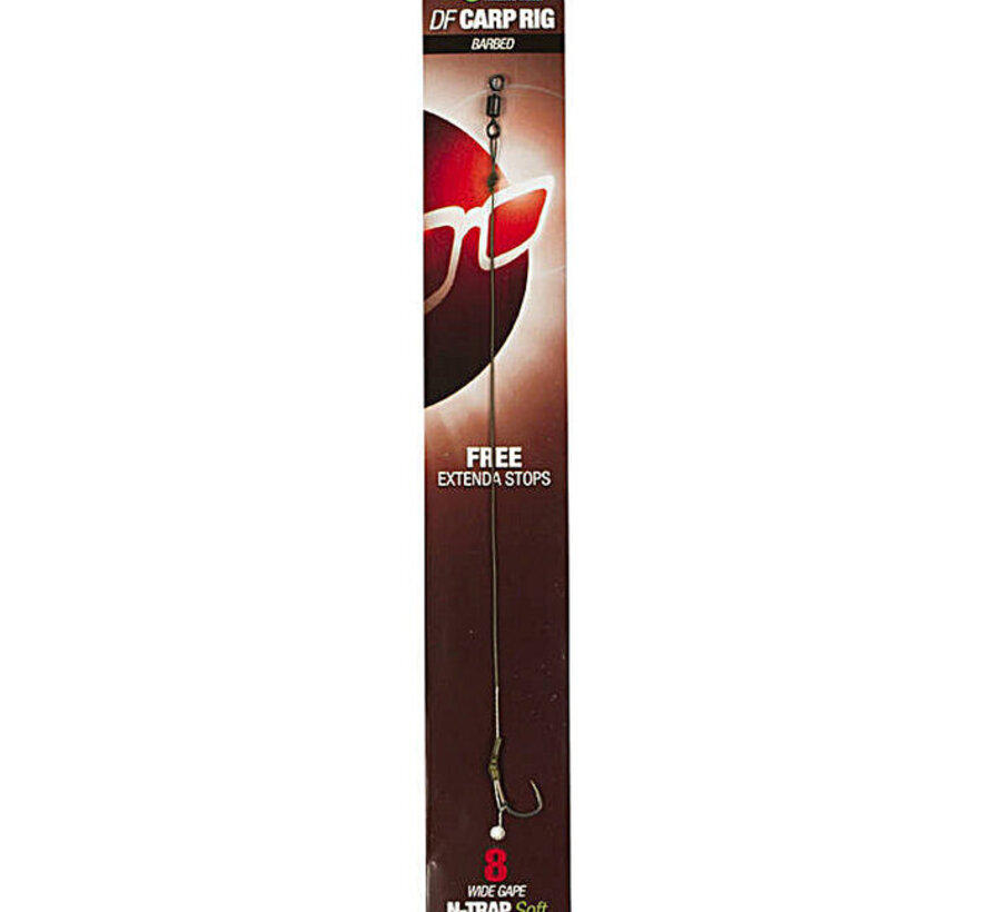 Korda N-Trap DF Rig Size 6 Wide Gape 15 lbs