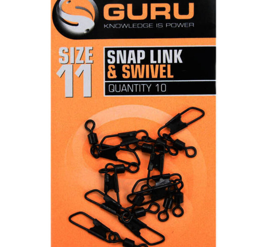 Guru Size 11 Snap Link + Swivel