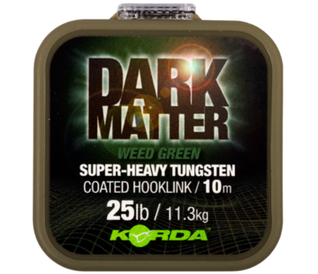 Korda Korda Dark Matter Tungsten Coated Braid Green 25lb 10m