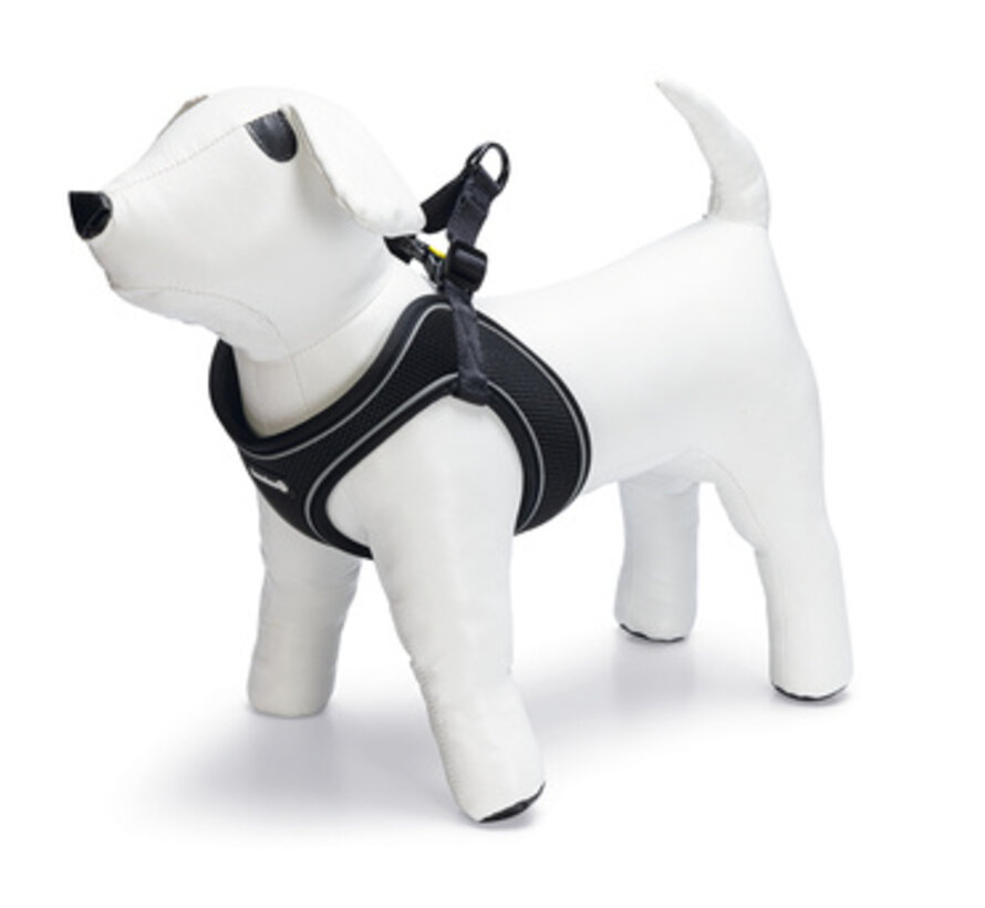 Beeztees Premium Parinca Instaptuig Nylon/Neopreen Zwart 50-60