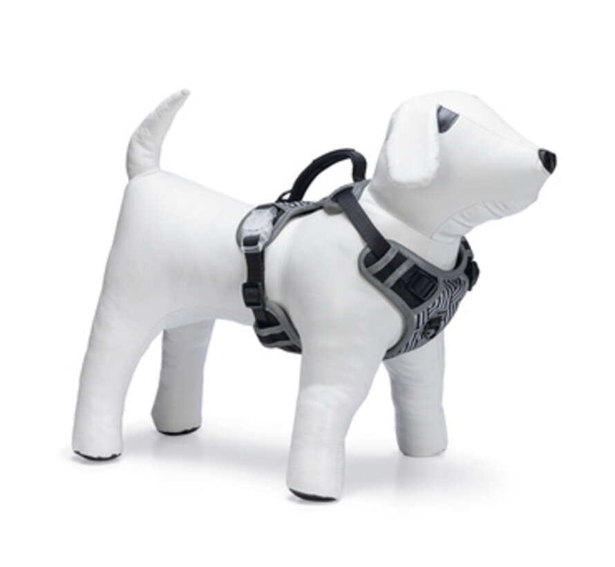 Beeztees Safety Gear Parinca Premium Y-Tuig Hondentuig LED Nylon 40-61