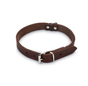 Beeztees Beeztees Halsband Hond Leer Bruin 35,5-41,5 cm x 18mm