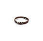 Beeztees Halsband Hond Leer Bruin 23-28 cm x 10mm
