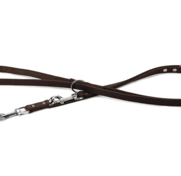 Beeztees Beeztees Hondenriem Leer Bruin 240x18cm
