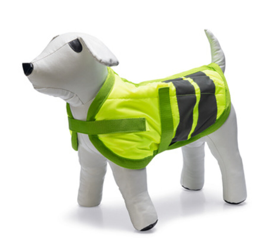 Beeztees Teddie Reflecterende Hondenjas Geel 40cm