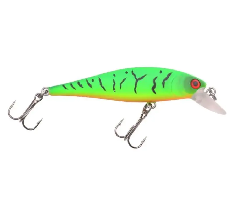 Spro PC Minnow 8Cm Matte Fire Tiger Uv