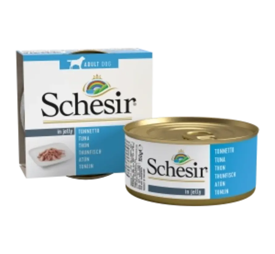 Schesir Hond Gelei Tonijn 150gr