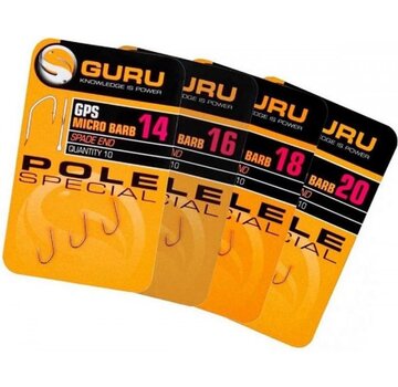 Guru Guru Pole Special Hook Size 16 (Barbed/Spade End)