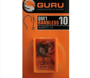 Guru Guru QM1 Hook Size 10  (Barbless/Eyed)