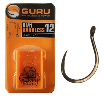 Guru Guru QM1 Hook size 12 (Barbless/Eyed)