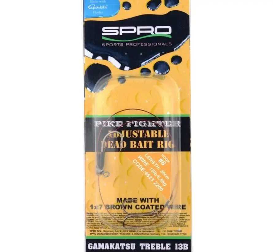 Spro Adjustable Dead Bait Rig B 30cm