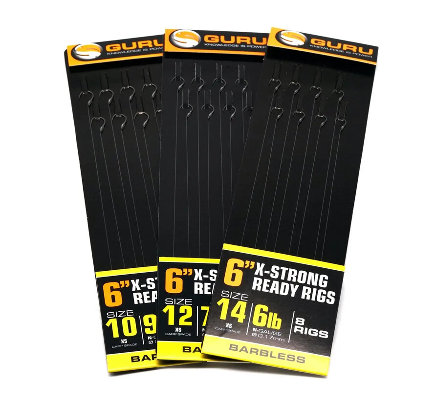 Guru XS Carp Pole Rig 6' inch Size 10 (0,22mm)