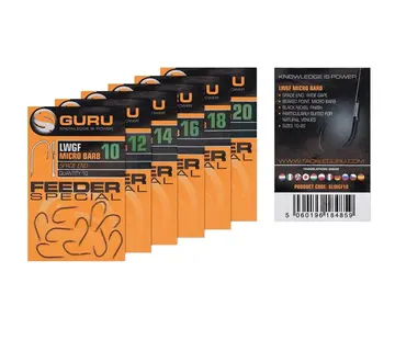 Guru Guru Feeder Special Hook Size 12 (Barbed/Spade End)