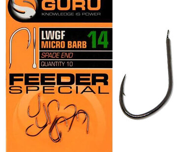 Guru Guru Feeder Special Hook Size 14 (Barbed/Spade End)