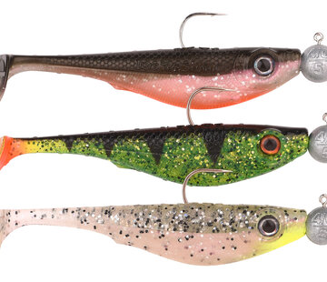 SPRO Spro Iris Shad To Go UV Set 8cm 5g (S&P. Perch.Olive) (3 Stuks)