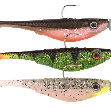 SPRO Spro Iris Shad To Go UV Set 8cm 5g (S&P. Perch.Olive) (3 Stuks)