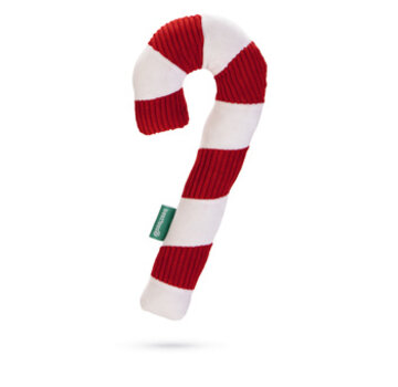 Beeztees Beeztees Kerst Zuurstok Pluche Rood/Wit 33x14,5cm