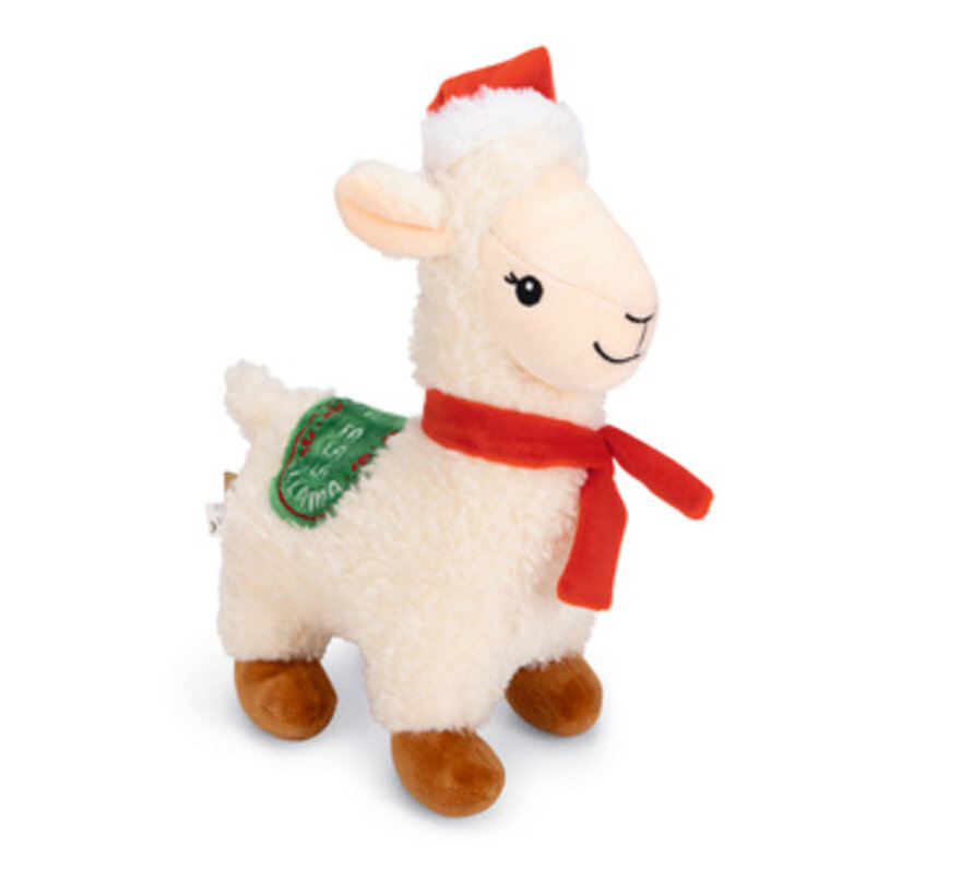Beeztees Kerst Lama Pluche 29x20x11cm