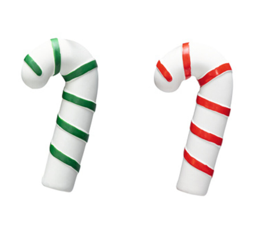 Beeztees Kerst Zuurstok Latex 14x8x2,5cm
