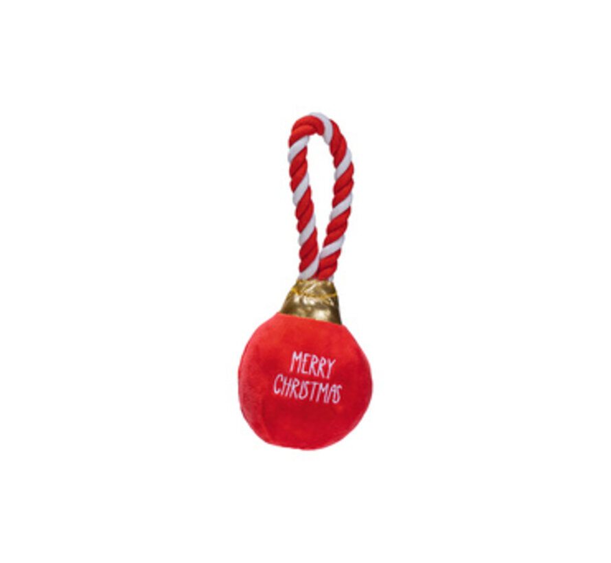 Beeztees Kerstbal Jingle Pluche 25x10x8cm