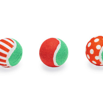 Beeztees Beeztees Kerst Tennisballen 3st