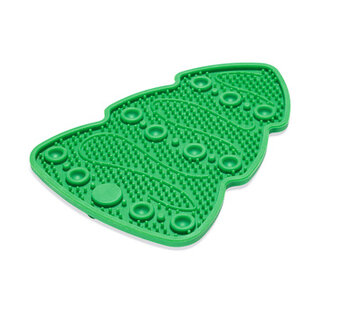 Beeztees Beeztees Kerstboom Likmat Silicone 23x16x1cm