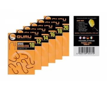 Guru Guru MWG Hook size 14 (Barbless/Eyed)