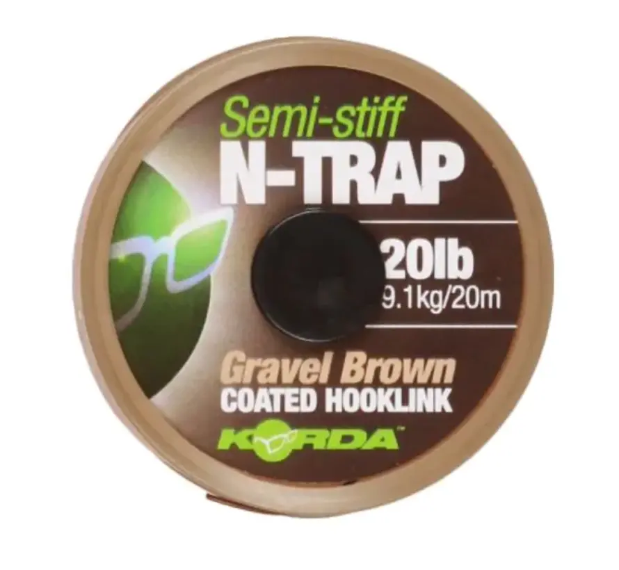 Korda N-Trap Semi Stiff 20lb Weedy Green