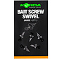 Korda Micro Ring Swivel Bait Screw Large (5pcs)