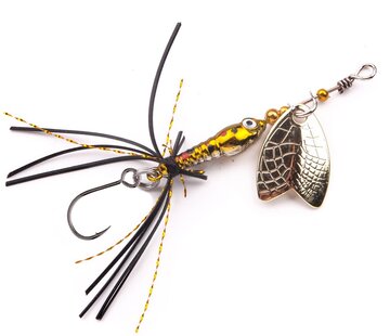 SPRO Larva Mayfly Micro Spinner Brown Trout Single Hook