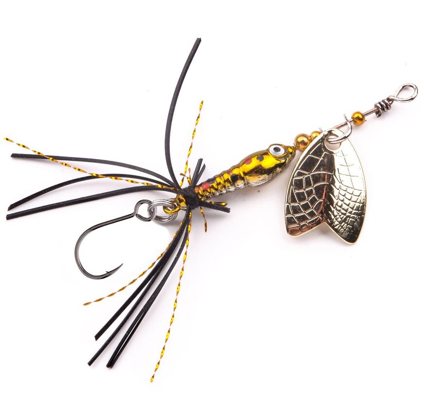 Larva Mayfly Micro Spinner Brown Trout Single Hook