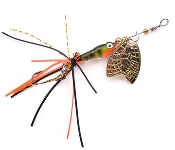 SPRO Larva Mayfly Micro Spinner Perch Single Hook