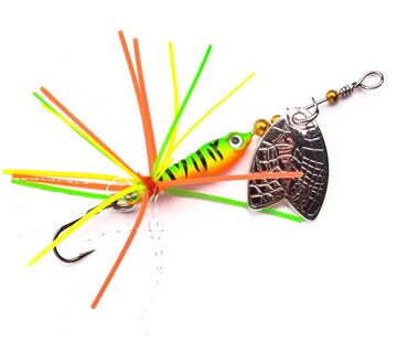 SPRO Larva Mayfly Micro Spinner Firetiger Single Hook