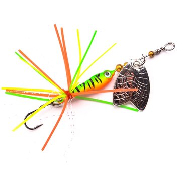 SPRO Larva Mayfly Micro Spinner Firetiger Single Hook